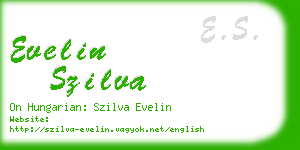 evelin szilva business card